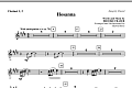 Hosanna - Clarinet 1 & 2