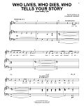 Who Lives, Who Dies, Who Tells Your Story (from Hamilton)