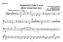 Shepherd's Echo Carol (How Great Our Joy) - Bassoon 
