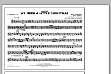 We Need A Little Christmas - Eb Baritone Sax 