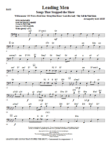 Leading Men: Songs That Stopped The Show (Medley) - Bass 