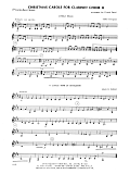 Christmas Carols For Clarinet Choir II - Bb Contra Bass Clarinet
