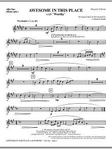 Awesome In This Place (with Worthy) - Alto Sax (Horn sub.) 