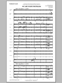 We Are Made For Praise - Full Score 