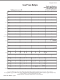 God You Reign - Full Score