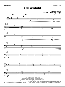 He Is Wonderful - Double Bass 
