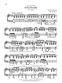 Polonaise in C minor, Op. 40, No. 2 