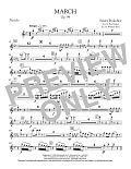 March, Op. 99 - Piccolo