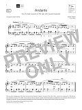 Andante (Grade 3, list B2, from the ABRSM Piano Syllabus 2021 & 2022)