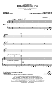 All I Want For Christmas Is You (arr. Roger Emerson) 