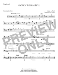 America, the Beautiful - Trombone 2