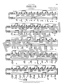 Prélude in E Major, Op. 28, No. 9 