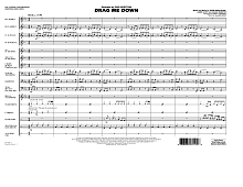Drag Me Down - Conductor Score (Full Score) 