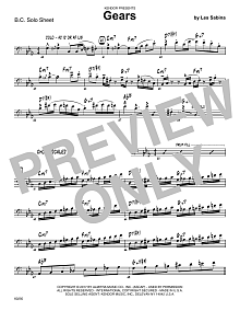 Gears - Sample Solo - Bass Clef Instr. 