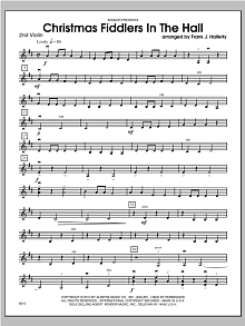Christmas Fiddlers In The Hall - Violin 2 