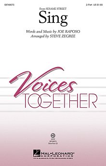 Sing (from Sesame Street) (arr. Steve Zegree) 