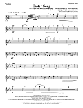 Easter Song - Violin 1
