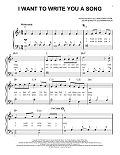 I Want To Write You A Song