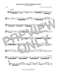 Dance Of The Reed Flutes, Op. 71a 