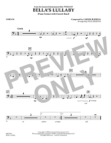 Bella's Lullaby (from Twilight) - Timpani 