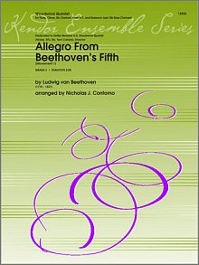 Allegro From Beethoven's Fifth (Movement 1) - Full Score 