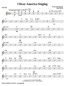 I Hear America Singing - Guitar 