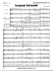 Tropical Serenade - Full Score 