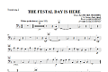 The Festal Day Is Here - Trombone 2