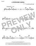 A Winter's Song (from Winter's Grace) - Bb Trumpet 1