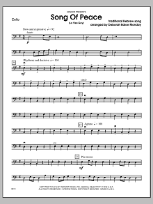 Song Of Peace (Lo Yisa Goy) - Cello 