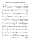 Siciliano and Tarantella - Bb Clarinet 3