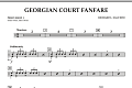 Georgian Court Fanfare - Percussion 1