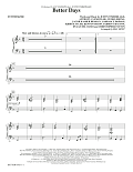 Better Days (arr. Mac Huff) - Synthesizer