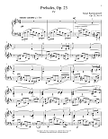 Prelude In D Major, Op. 23, No. 4