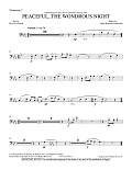 Peaceful the Wondrous Night - Trombone 2