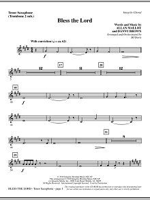 Bless The Lord - Tenor Sax (sub. Tbn 2) 