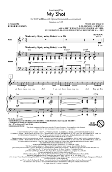 My Shot (from Hamilton) (arr. Roger Emerson) 