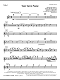 Your Great Name - Violin 1