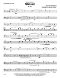 Minuet (D. 334) - 2nd Baritone B.C.