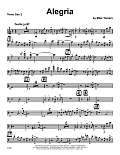 Alegria - 2nd Bb Tenor Saxophone