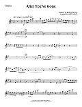 After You've Gone (from One Mo' Time) (arr. Kirby Shaw) - Clarinet