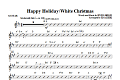 Happy Holiday/White Christmas - Guitar