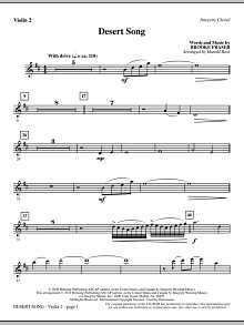 Desert Song - Violin 2 