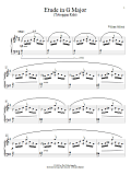 Etude In G Major (Toboggan Ride)