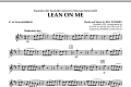 Lean On Me - Eb Alto Saxophone