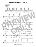 Ave Maria, Op. 52, No. 6