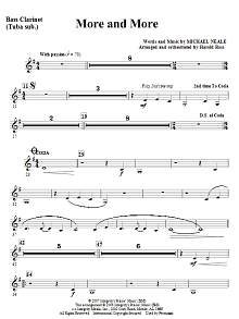 More And More - Bass Clarinet (Tuba sub) 
