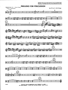 Preludio For Percussion - Percussion 3 