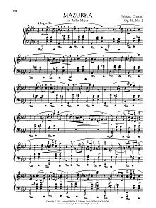Mazurka in A-flat Major, Op. 59, No. 2 