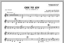 Ode To Joy - Violin 2 